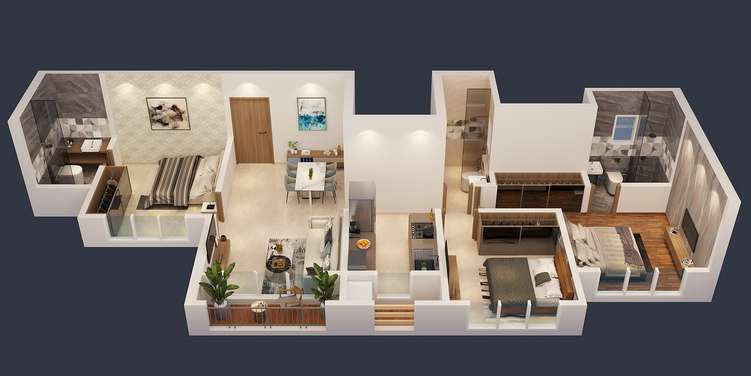 vinay unique residency apartment 3 bhk 708sqft 20233007163058