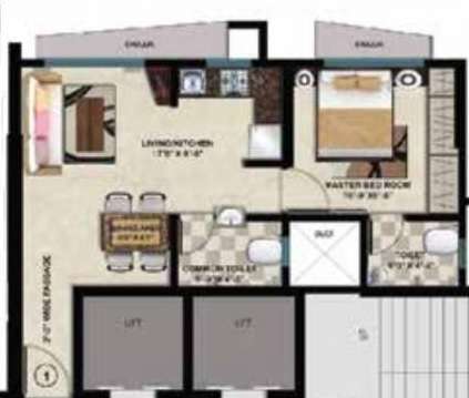 vinayak heights phase i apartment 1 bhk 398sqft 20214818144846