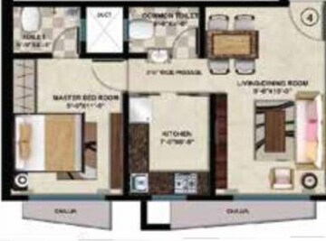 1 BHK Apartment at Vinayak Heights Phase I, Ghatkopar East – for Sale