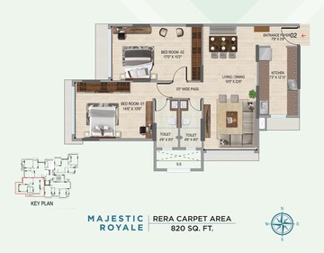 2 BHK Apartment at VKG Park Estate, Vile Parle East – for Sale
