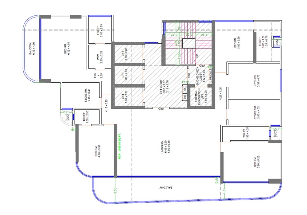 4 BHK 2834 Sq. Ft. Apartment