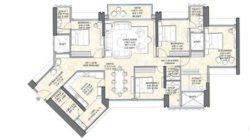  4 BHK Apartment at Hubtown 25 South, Prabhadevi – for Sale