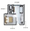 Xrbia Crystal 1 BHK Layout
