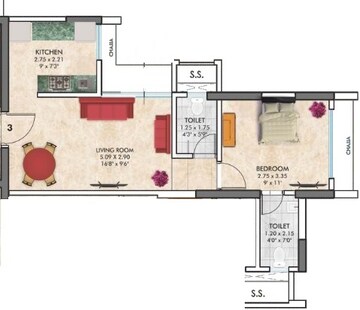  1 BHK Apartment at Yash Dahisar Shivangan, Dahisar East – for Sale