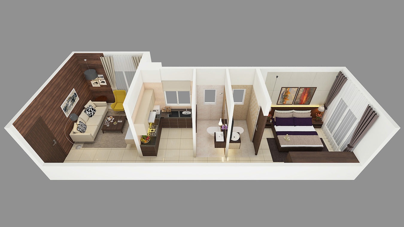 Zara Horizon 1 BHK Layout