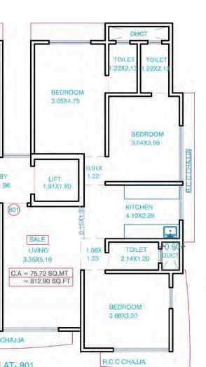 zee chhaya apartment 3 bhk 812sqft 20204311114323