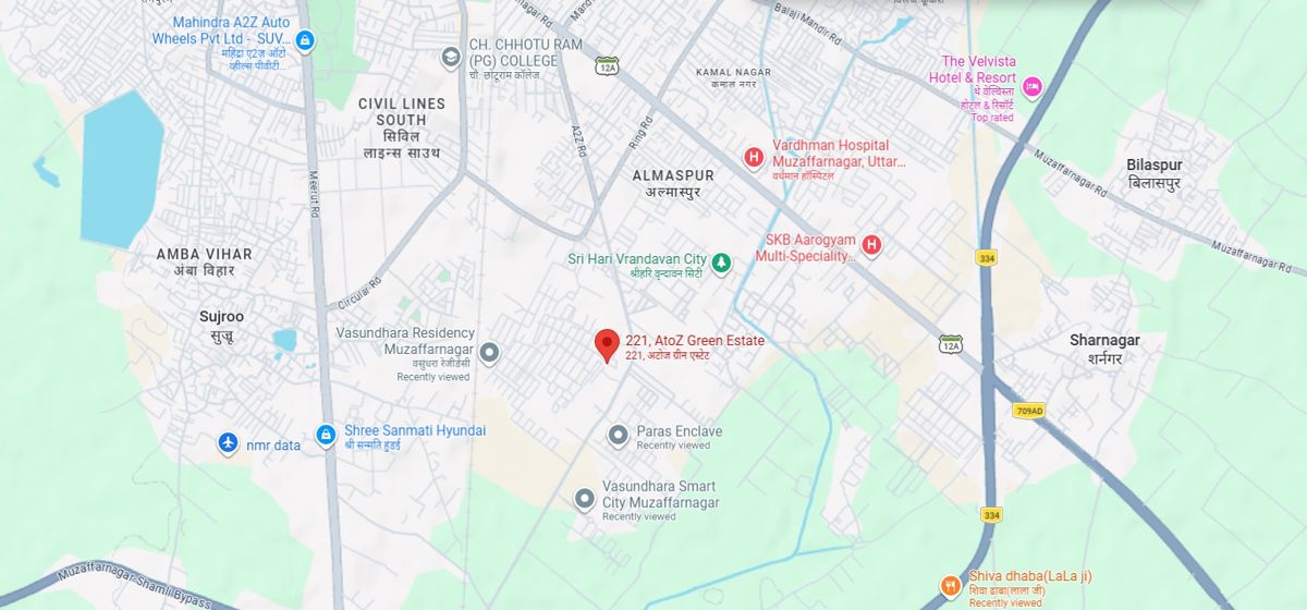 A To Z Green Estate Location Image