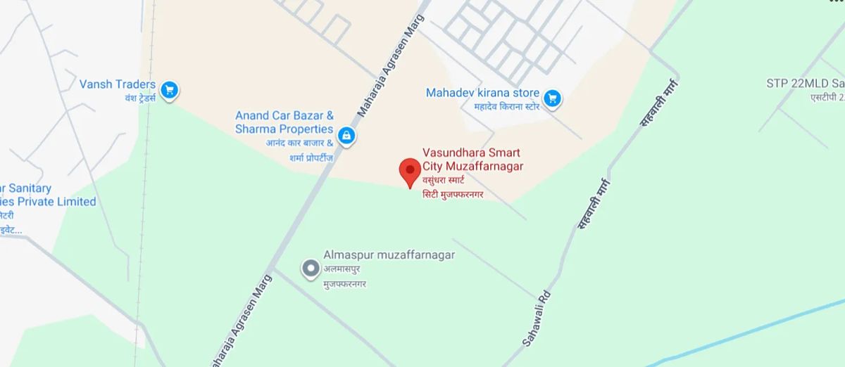 Vasundhara Smart City Location Image