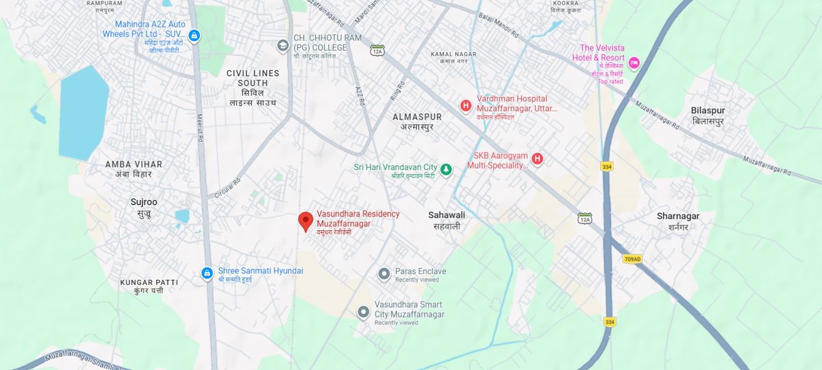 Vasundhara Vaishali Residency Location Image