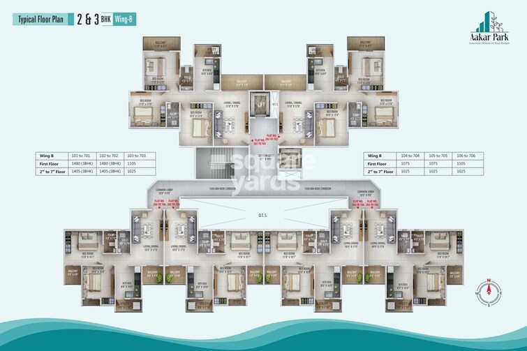 Aakar Park Floor Plans 1