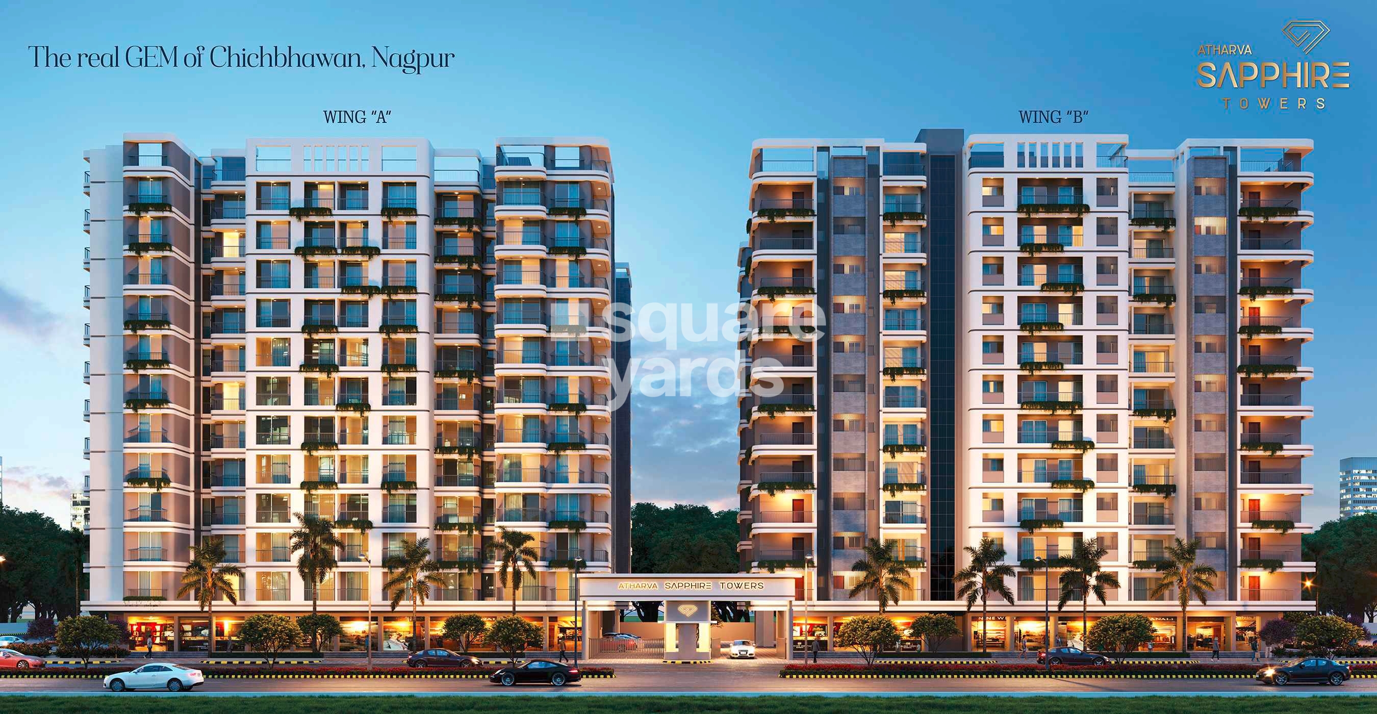 Atharva Sapphire Towers Apartment Exteriors