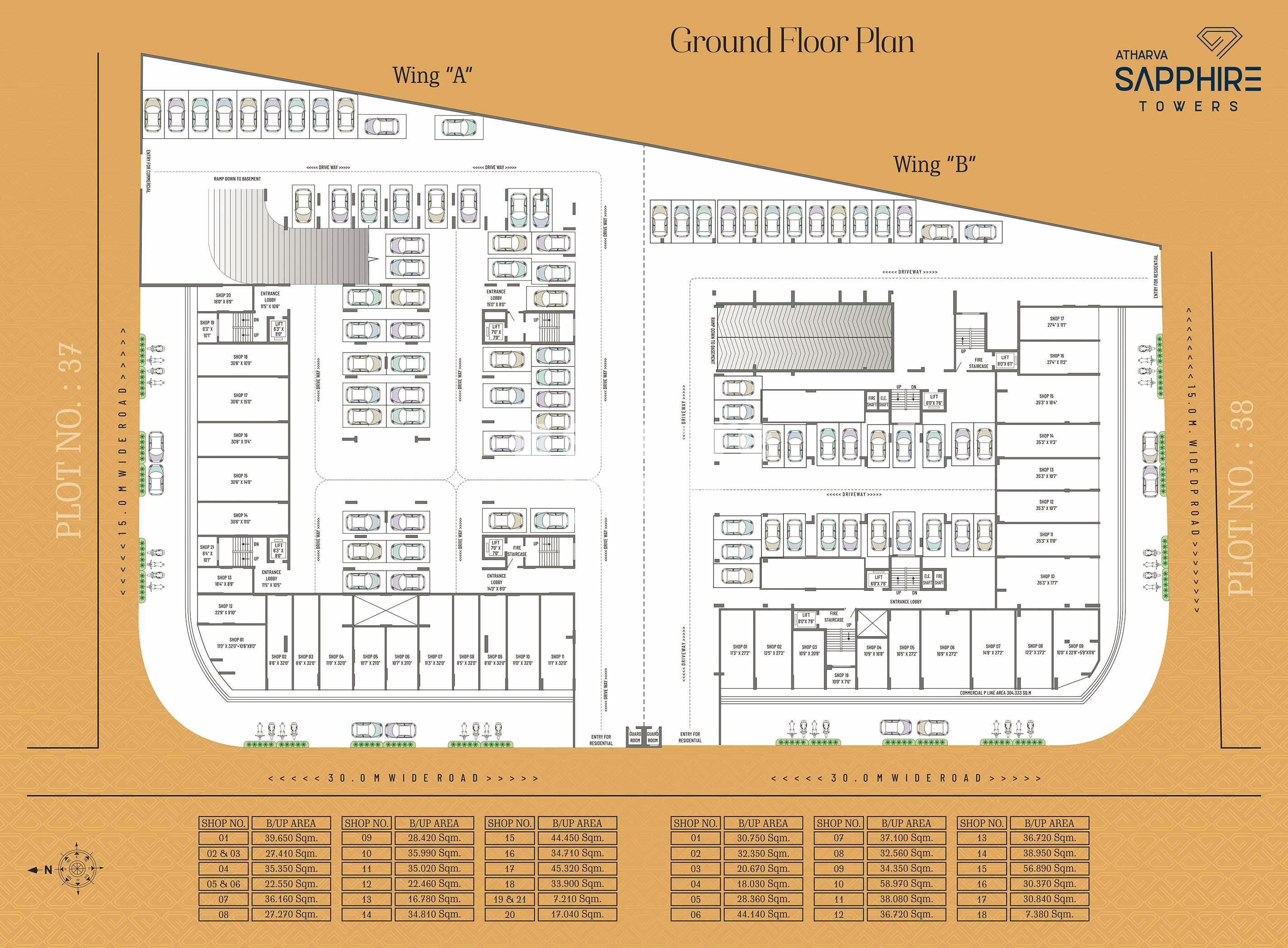 Atharva Sapphire Towers Master Plan Image