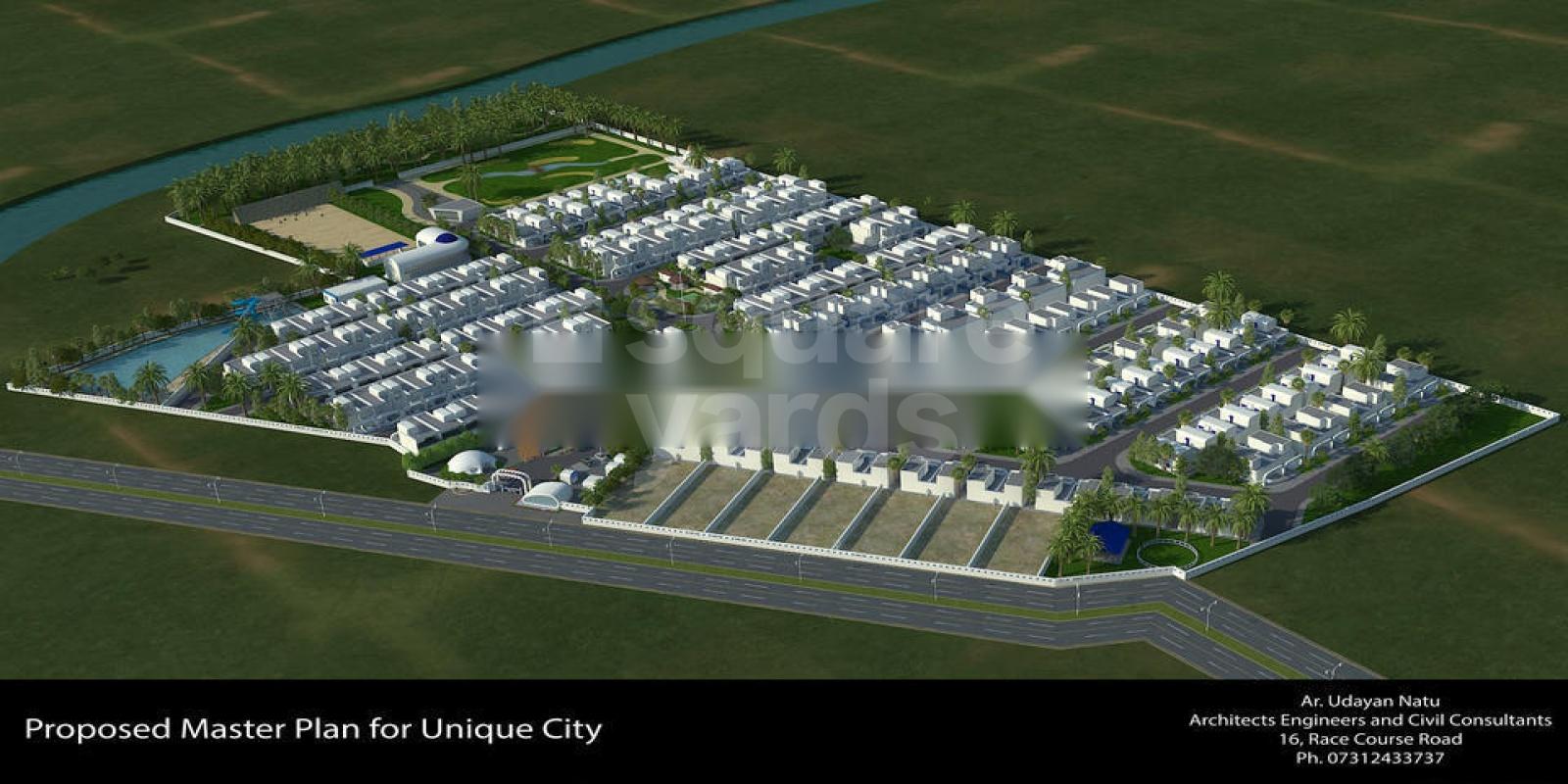 AVC Unique Riverside Retreat residential project in Wardha Rd