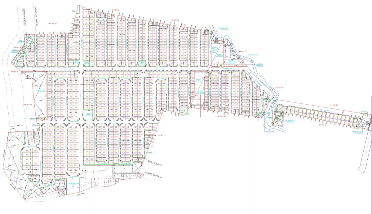 Godrej Rivershore Estate Master Plan Image