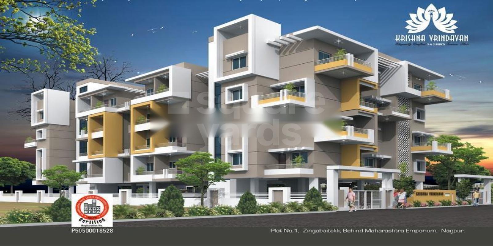 Krishna Vrindavan residential project in Zingabai Takli