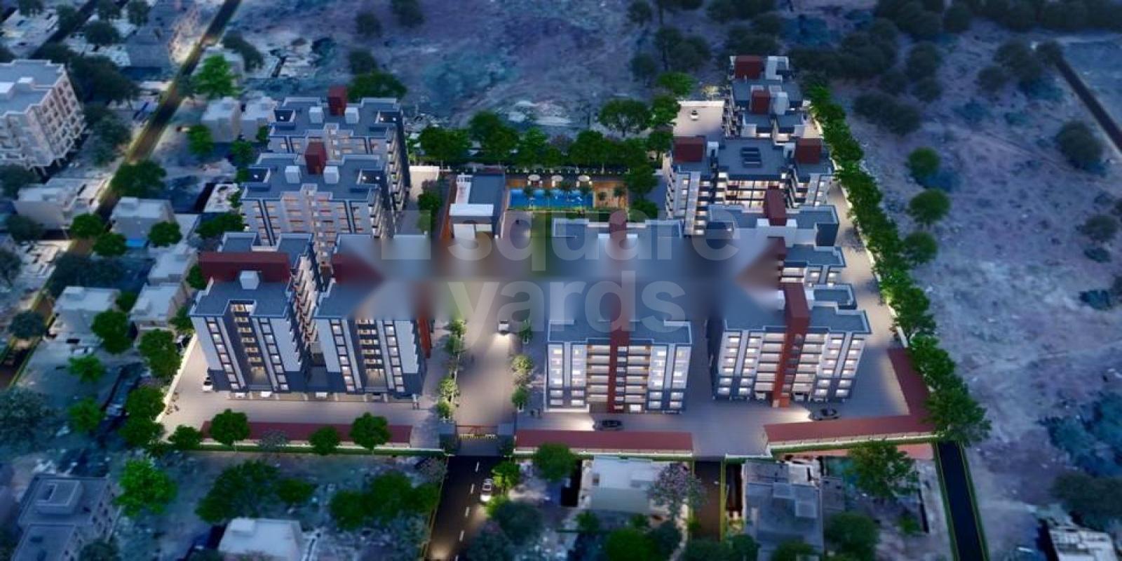 Leverage Green Parks Opal residential project in Koradi Rd