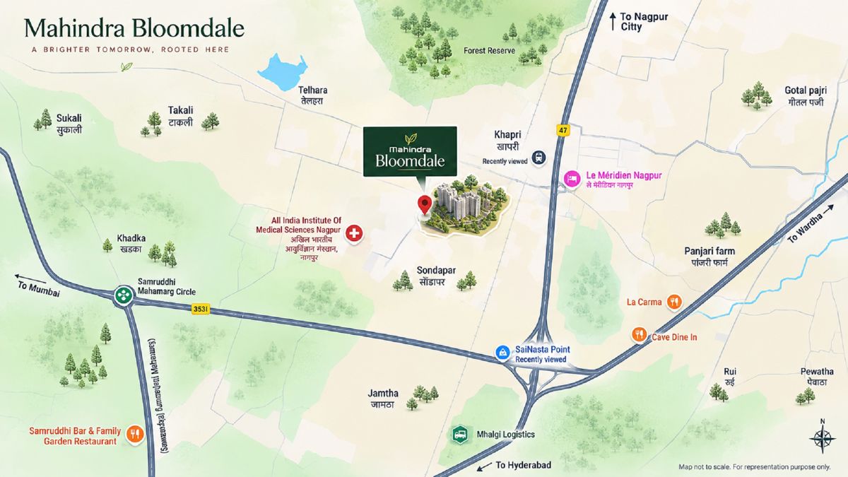Mahindra Bloomdale Location Image