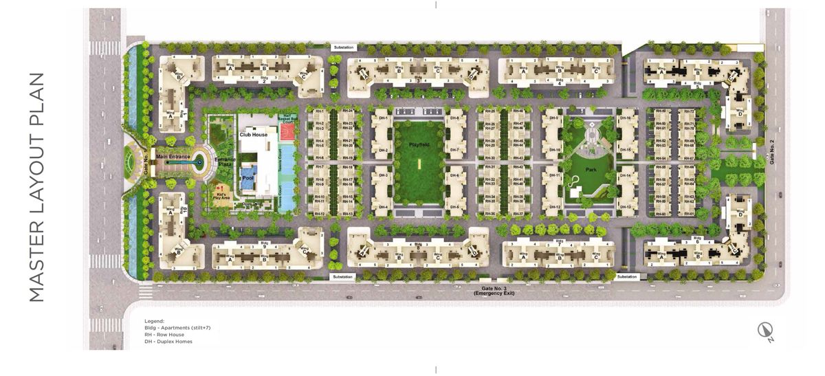 Mahindra-Bloomdale_an aerial view of a school yard