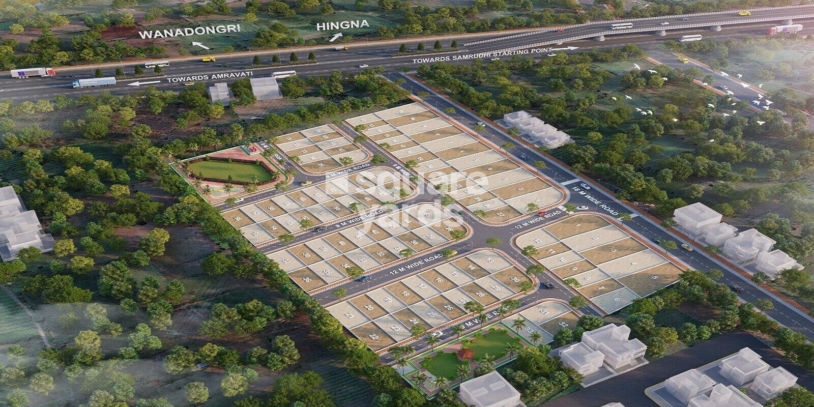 Oshian Blithesome Avenue residential project in Hingna