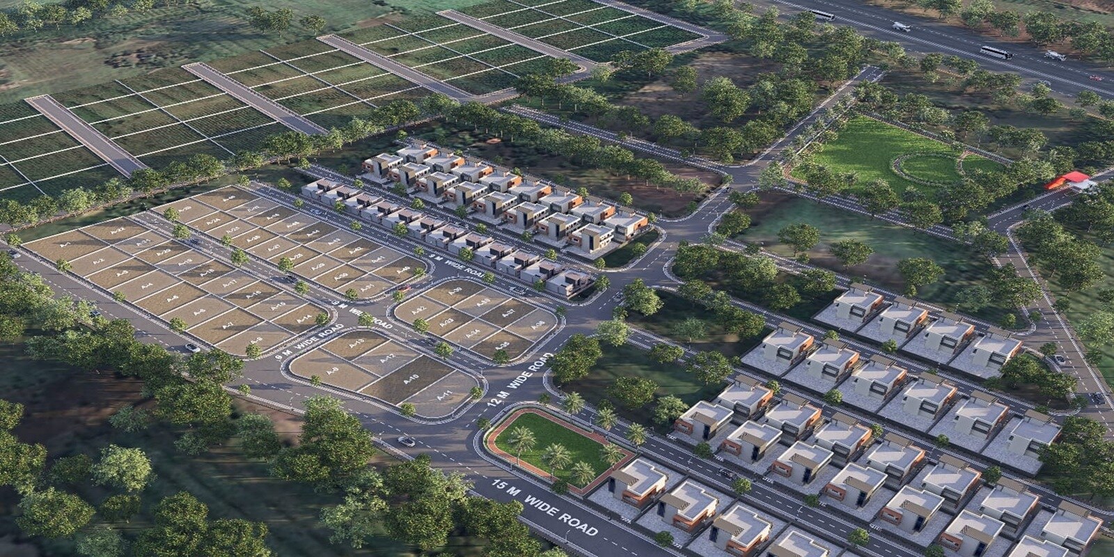 Sandesh Dream Land residential project in Jamtha