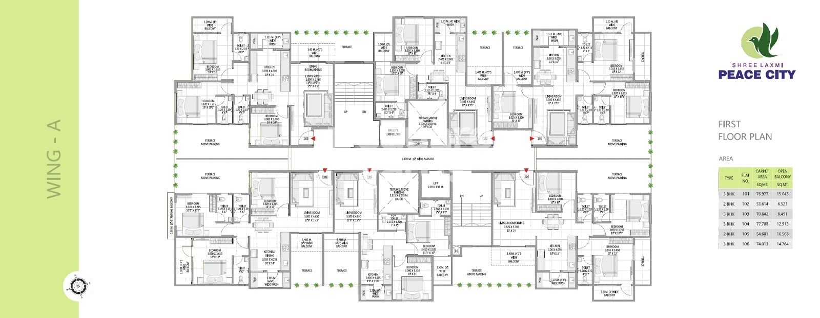 Shree Laxmi Peace City Floor Plans 1