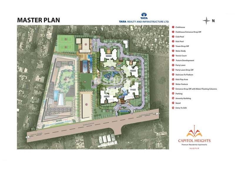 Tata Capitol Heights in Rambagh, Nagpur 1.01 Cr Floor Plans