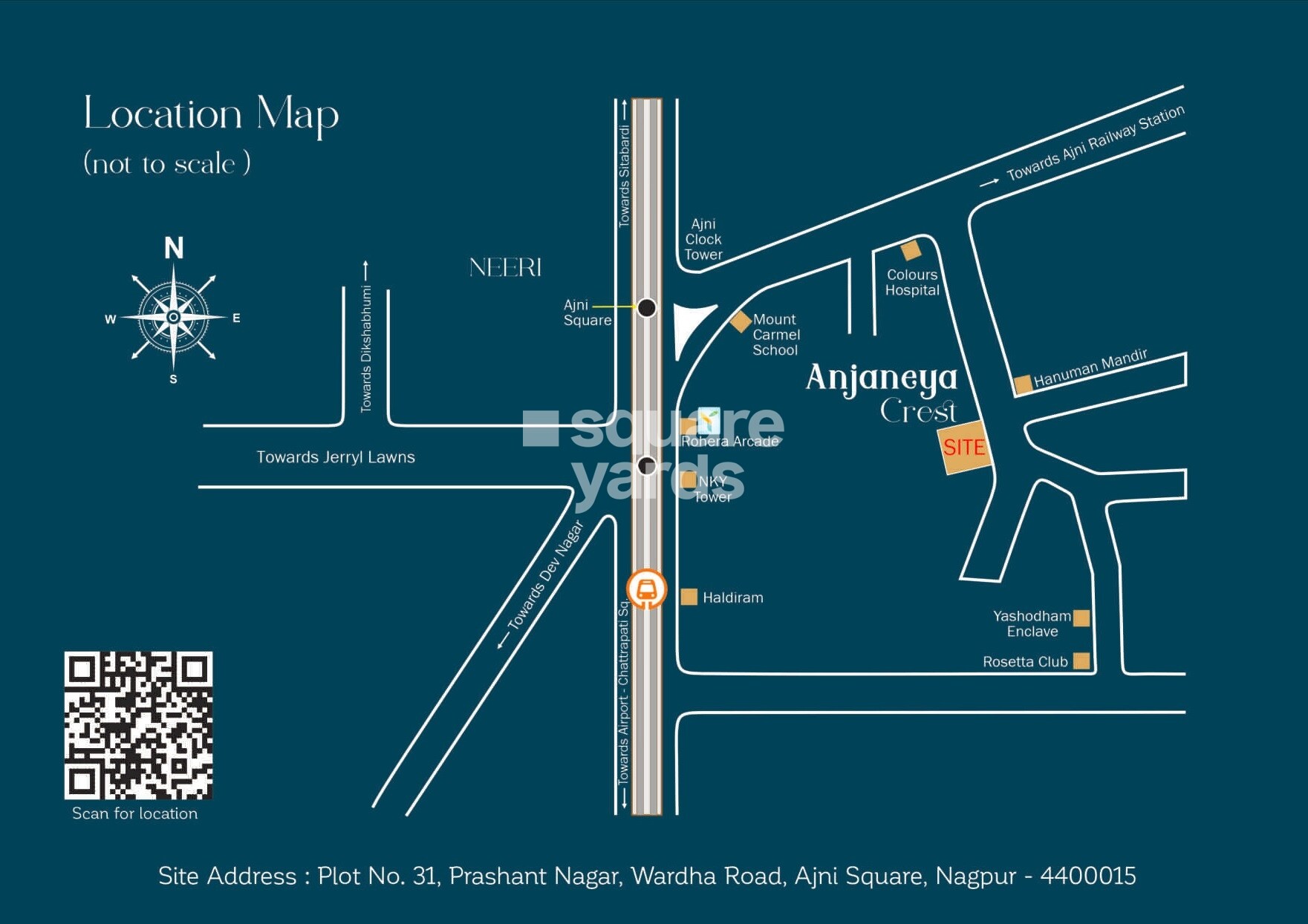 Yash Anjaneya Crest Location Image