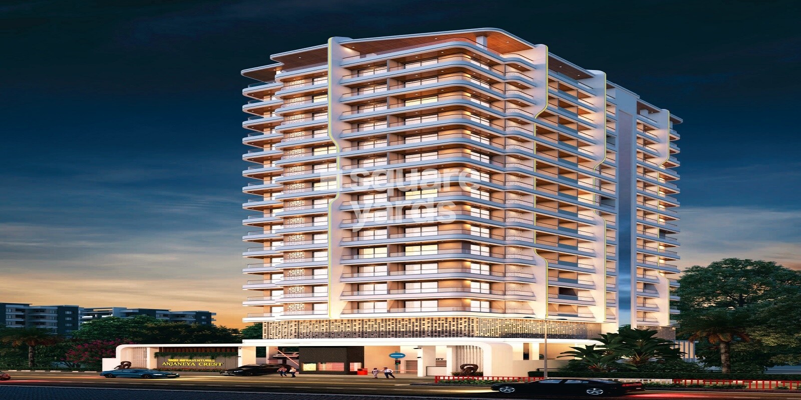 Yash Anjaneya Crest residential project in Ajni Square