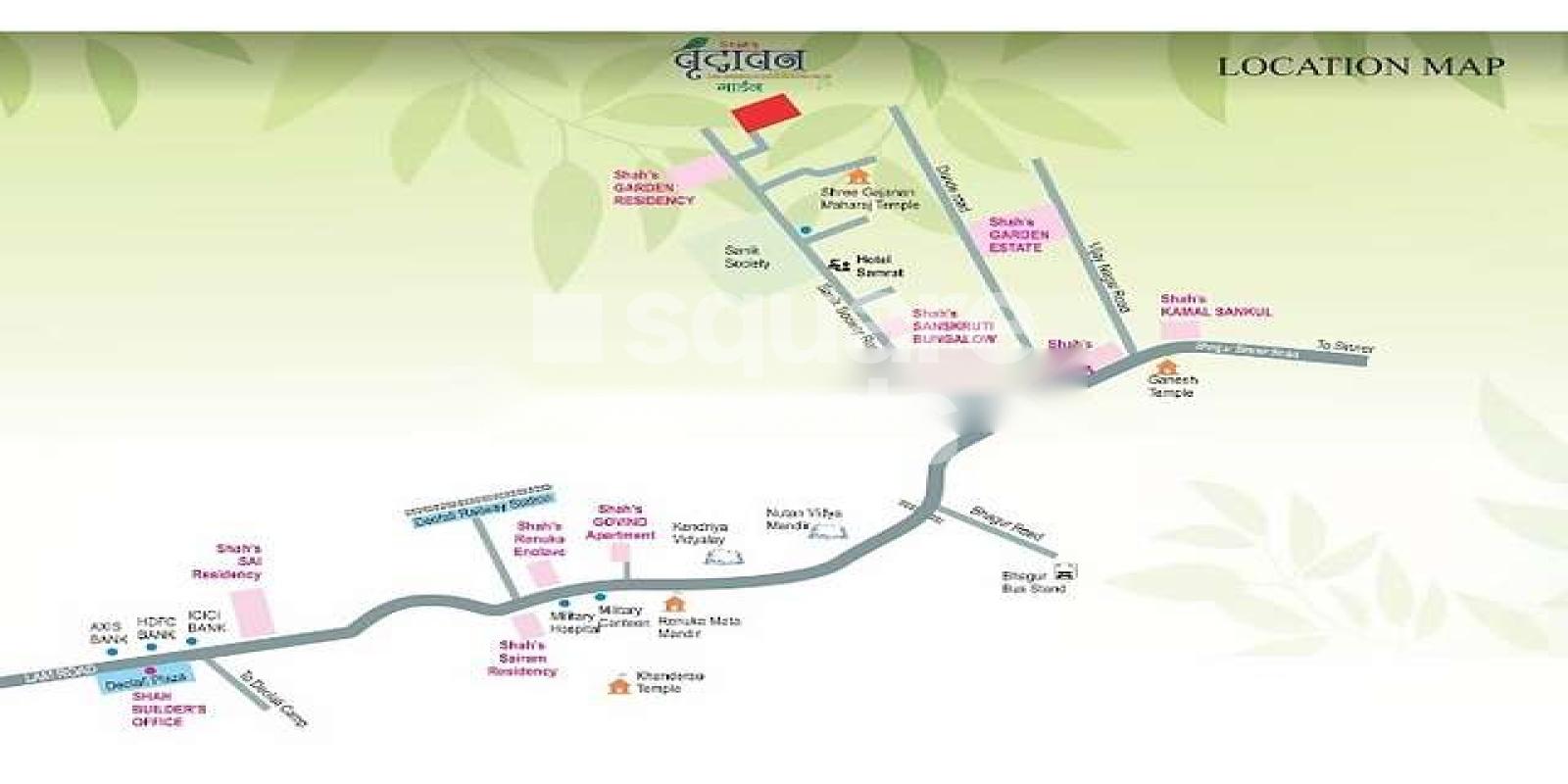 Shahs Vrundavan Garden residential project in Bhagur
