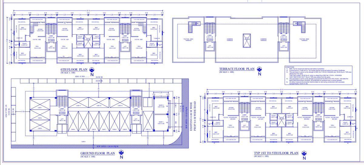 Shree Sham Apartment Floor Plans