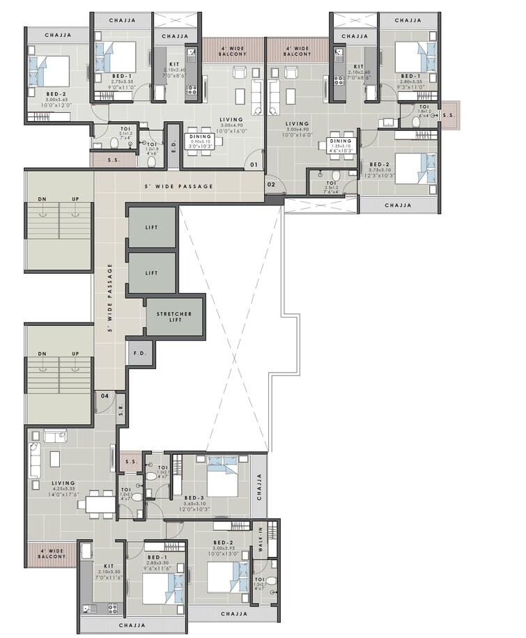 Aarav Omkar Regency Floor Plans 1