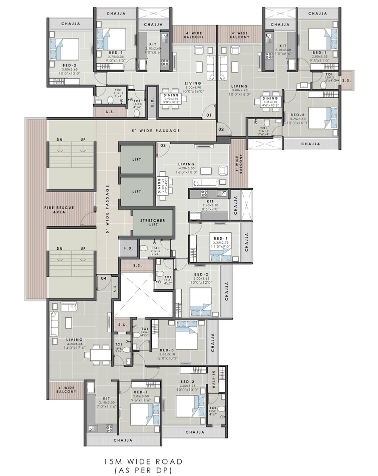 Aarav Omkar Regency Floor Plans 2