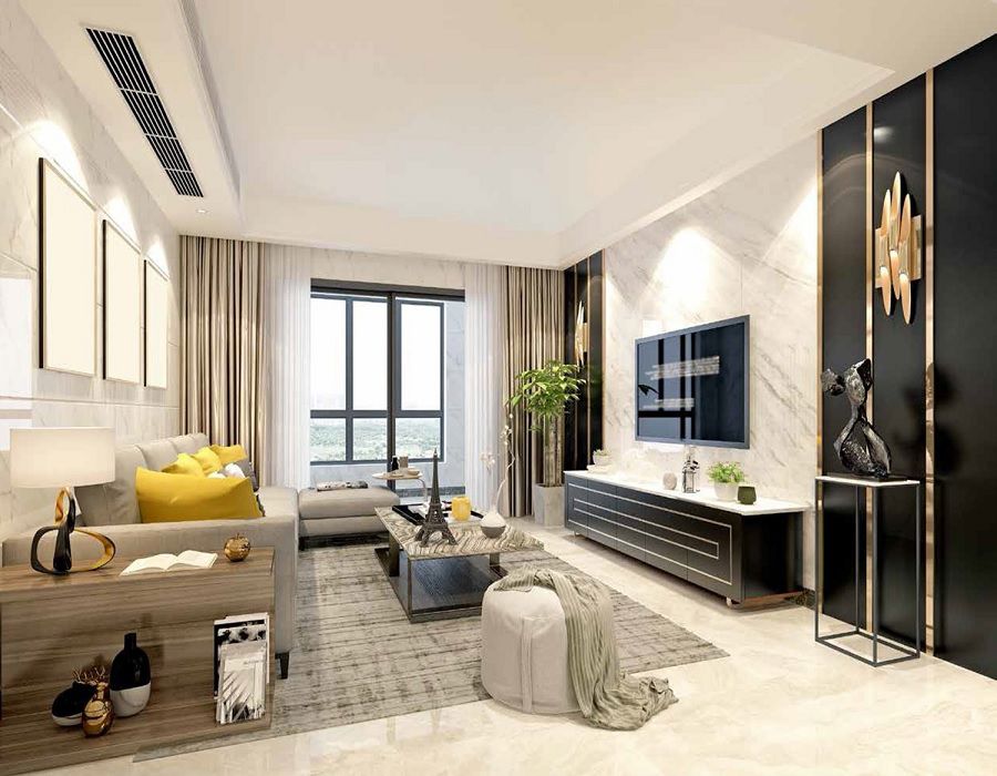 Adhiraj Capital City Apartment Interiors