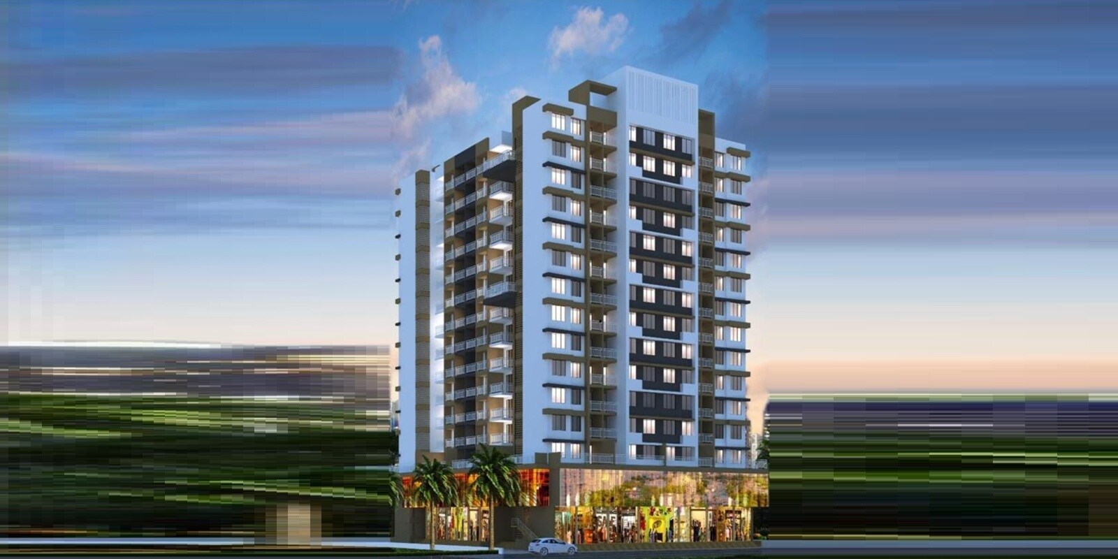 Adhya Damani Heights residential project in Roha
