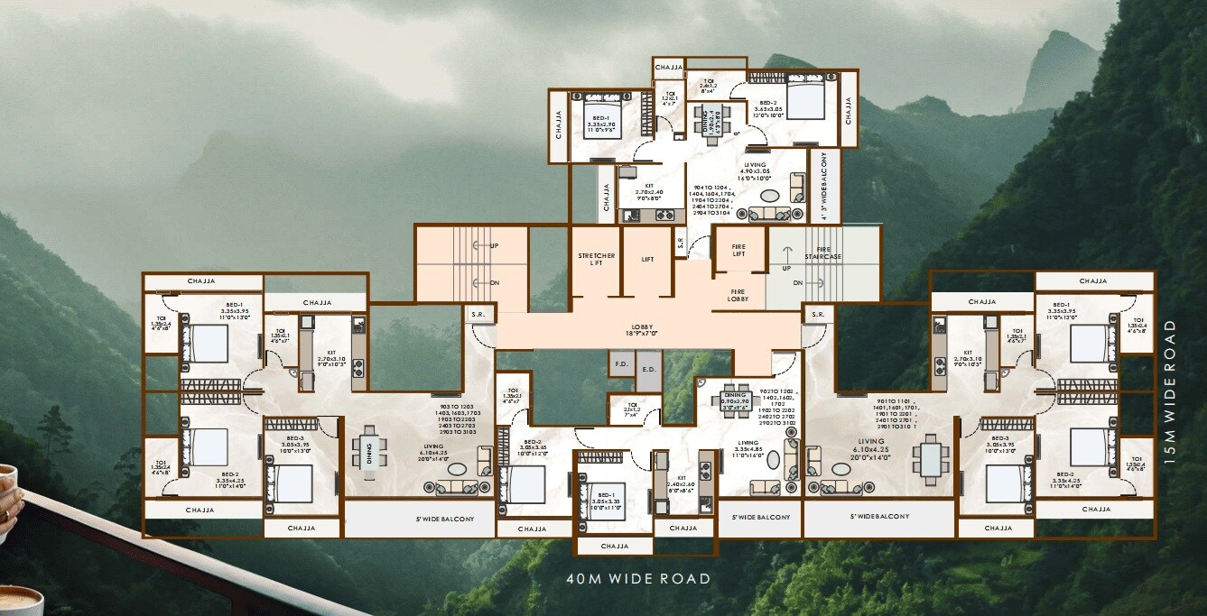 Admire 19 The Pinnacle Floor Plans