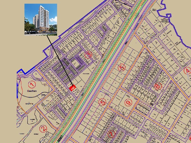 Admire Pushpak Pride Location Image