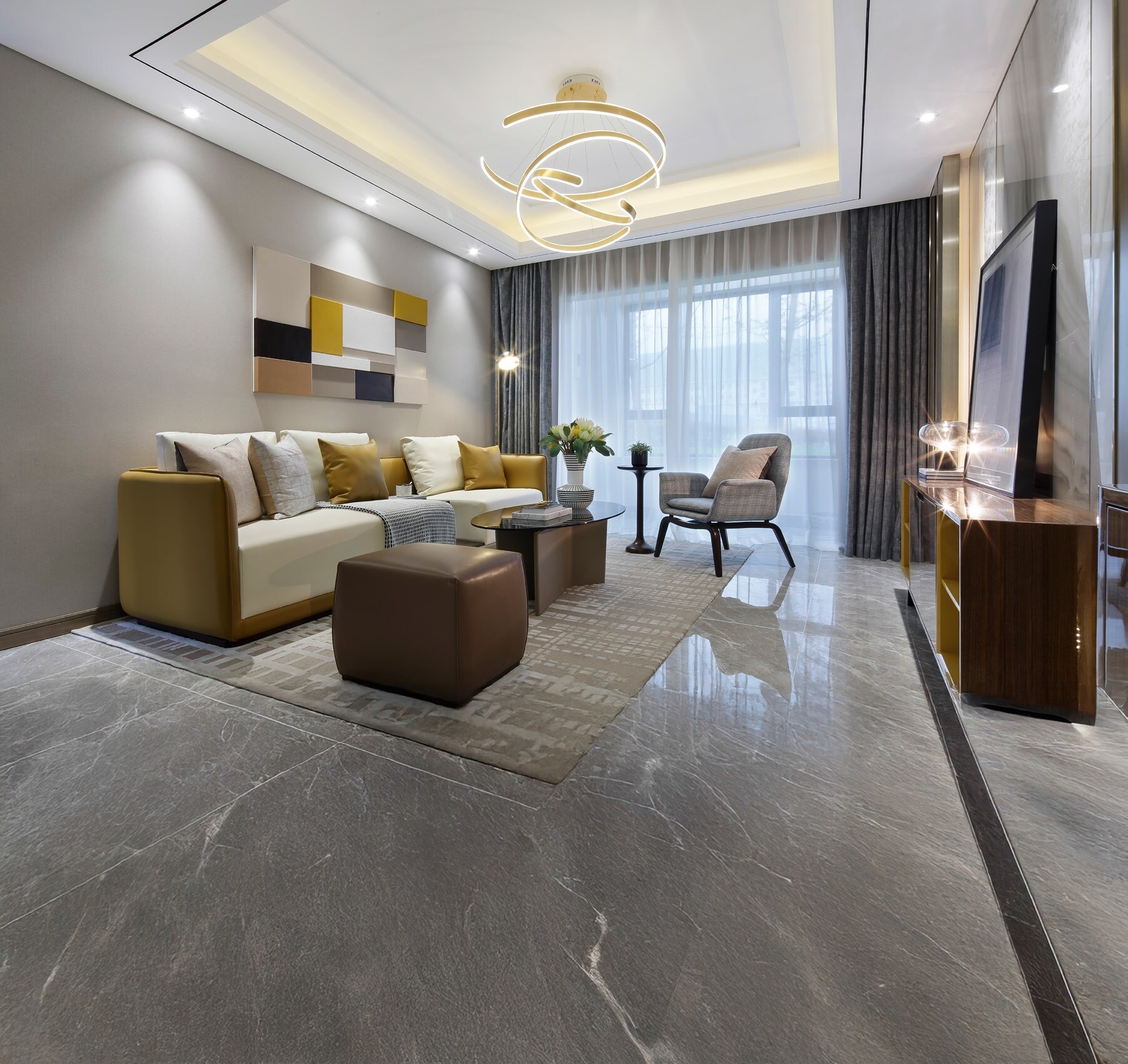 AK Patel Park Apartment Interiors