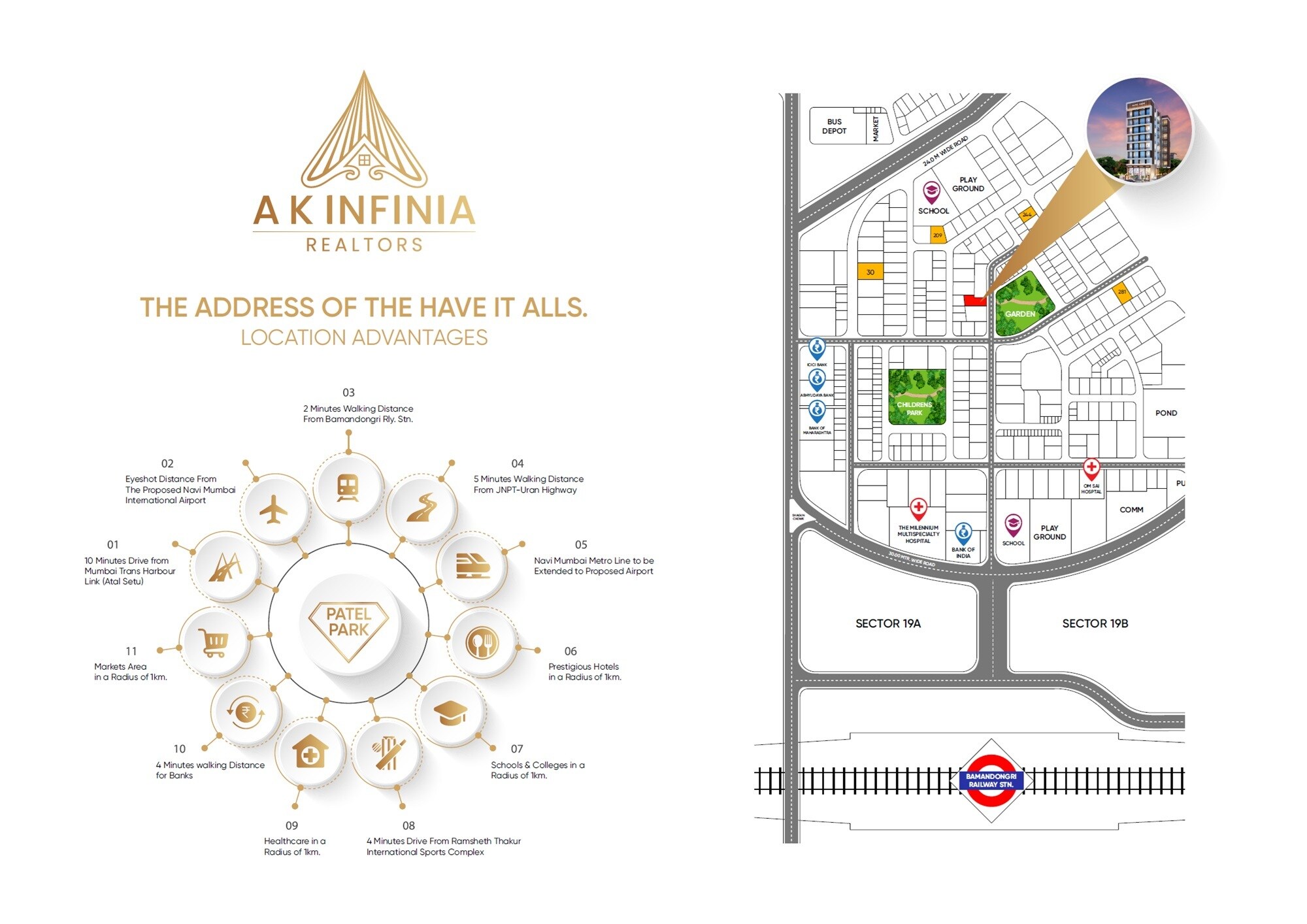 AK Patel Park Location Image