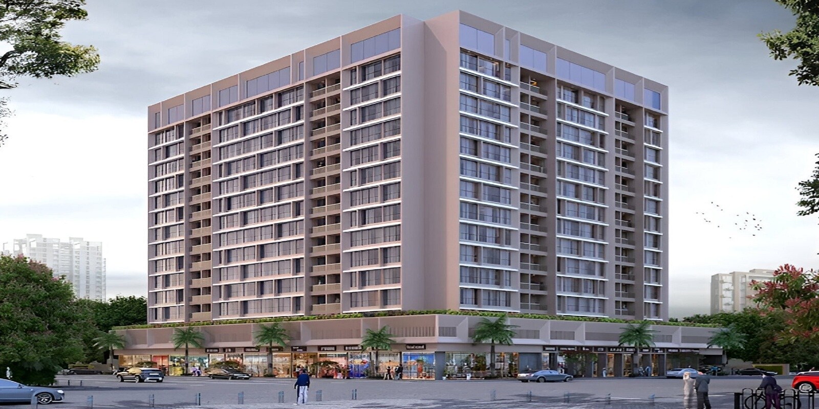 Akshar Estrella residential project in Mhatwali