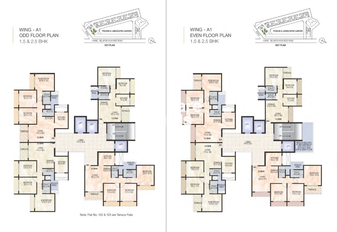 Akshar Green World Floor Plans 3