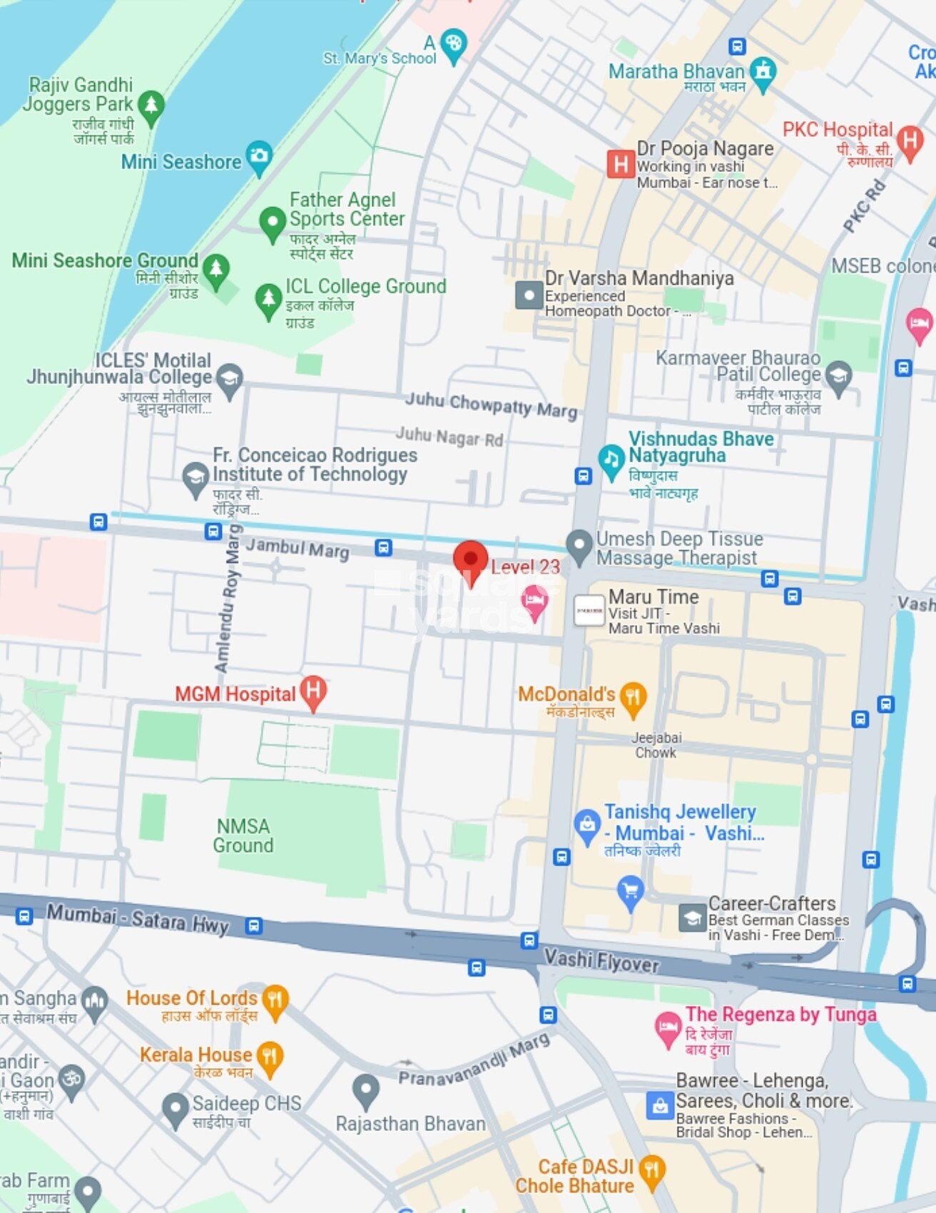 Akshar Level 23 Location Image