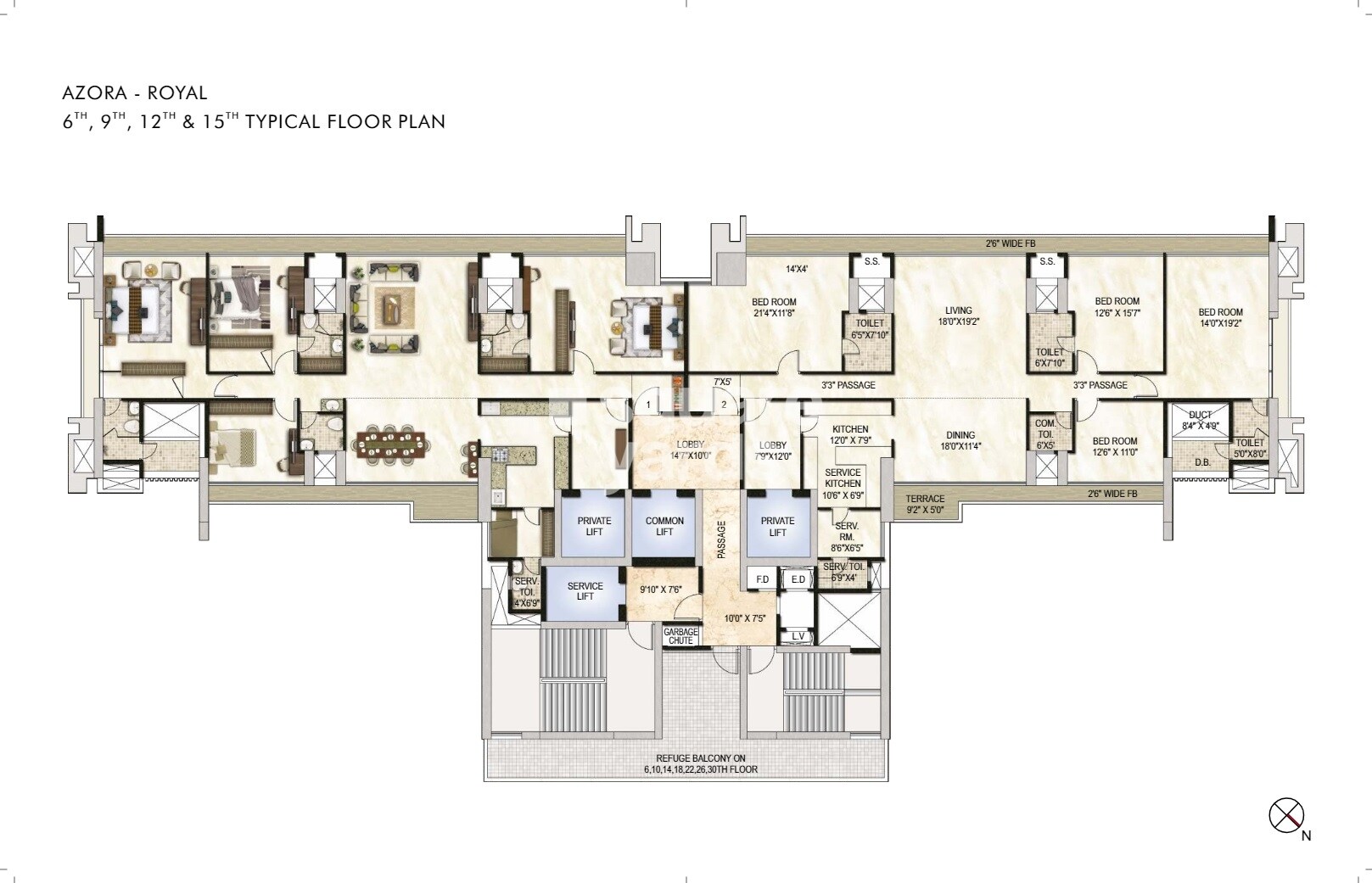 Akshar One Akshar Floor Plans 2