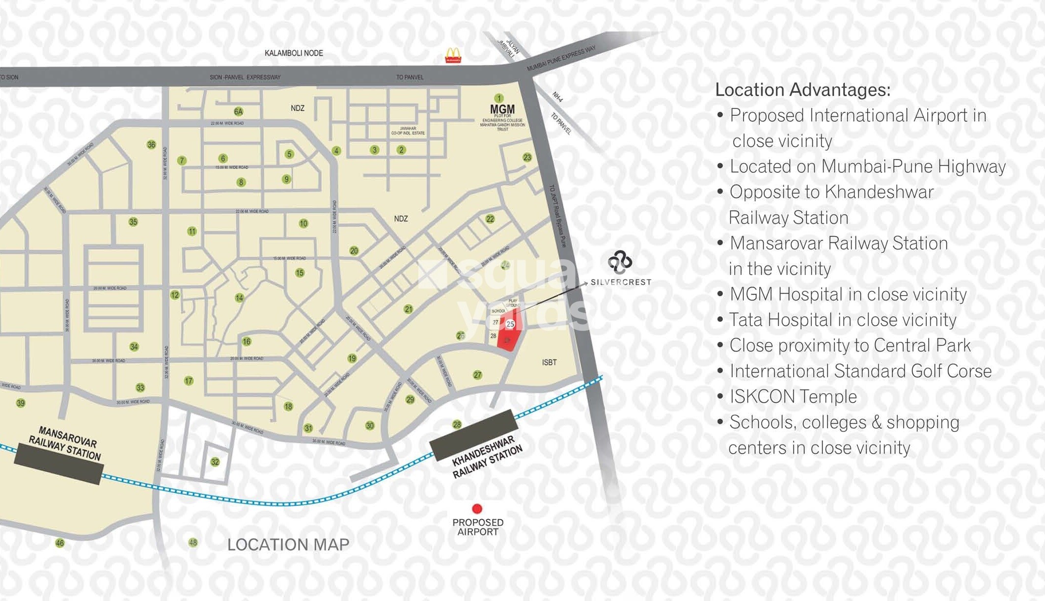 Akshar Silver Crest Location Image