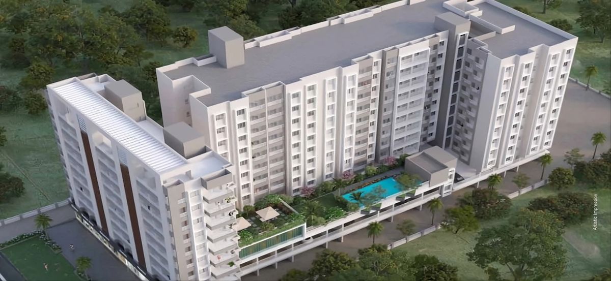 Akshay Golden Palm Tower View