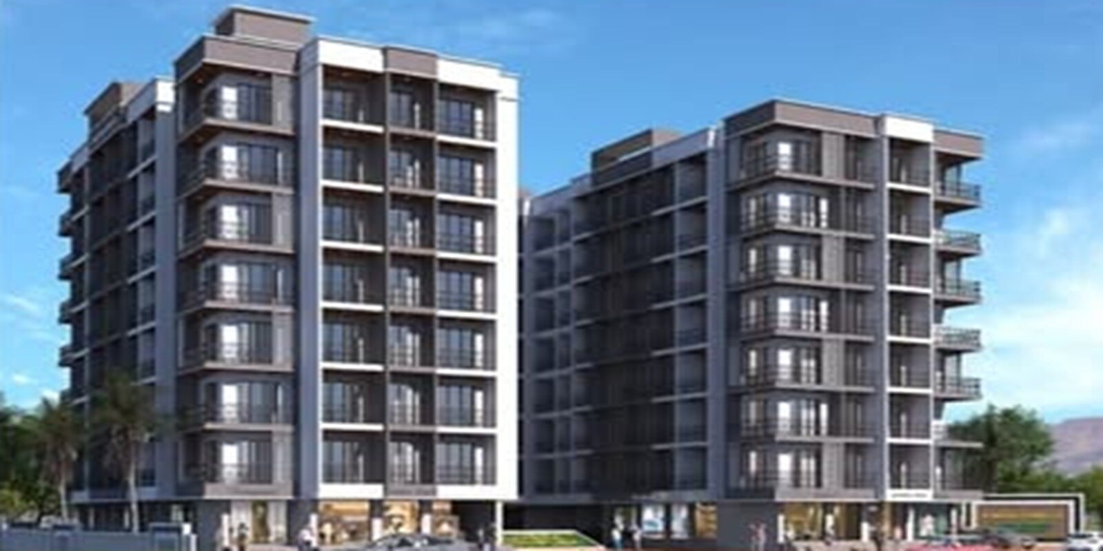 AL Ajmera Complex residential project in Bhadval