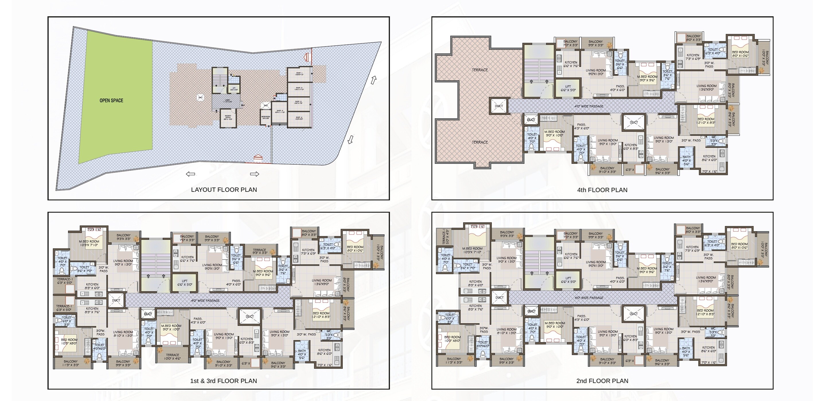 Alliance Corner Floor Plans