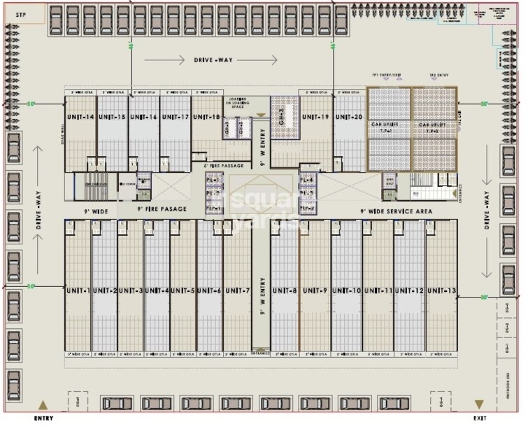 Amara Business Park Floor Plans 1