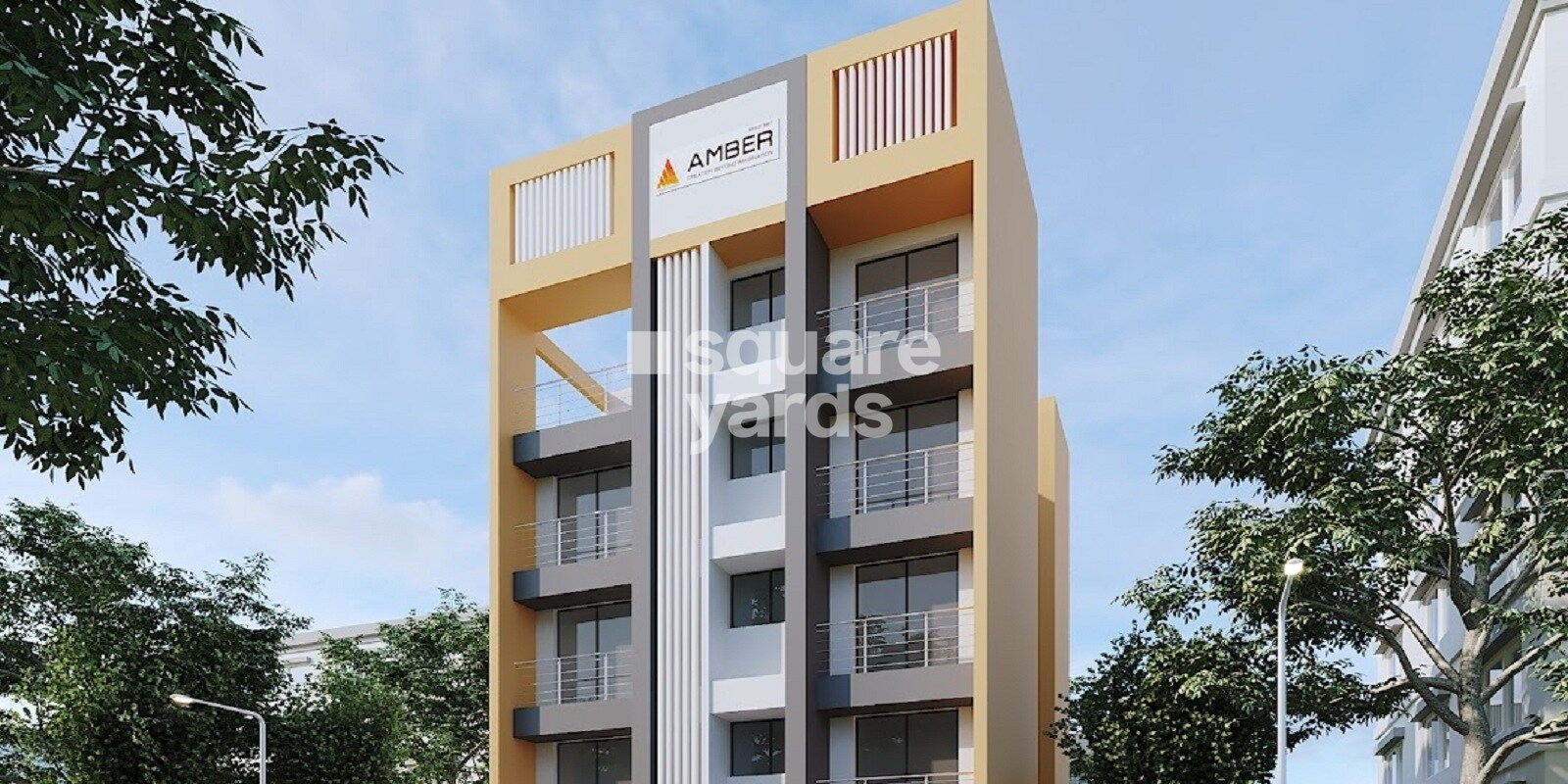 Amber Golden Oak Tower View