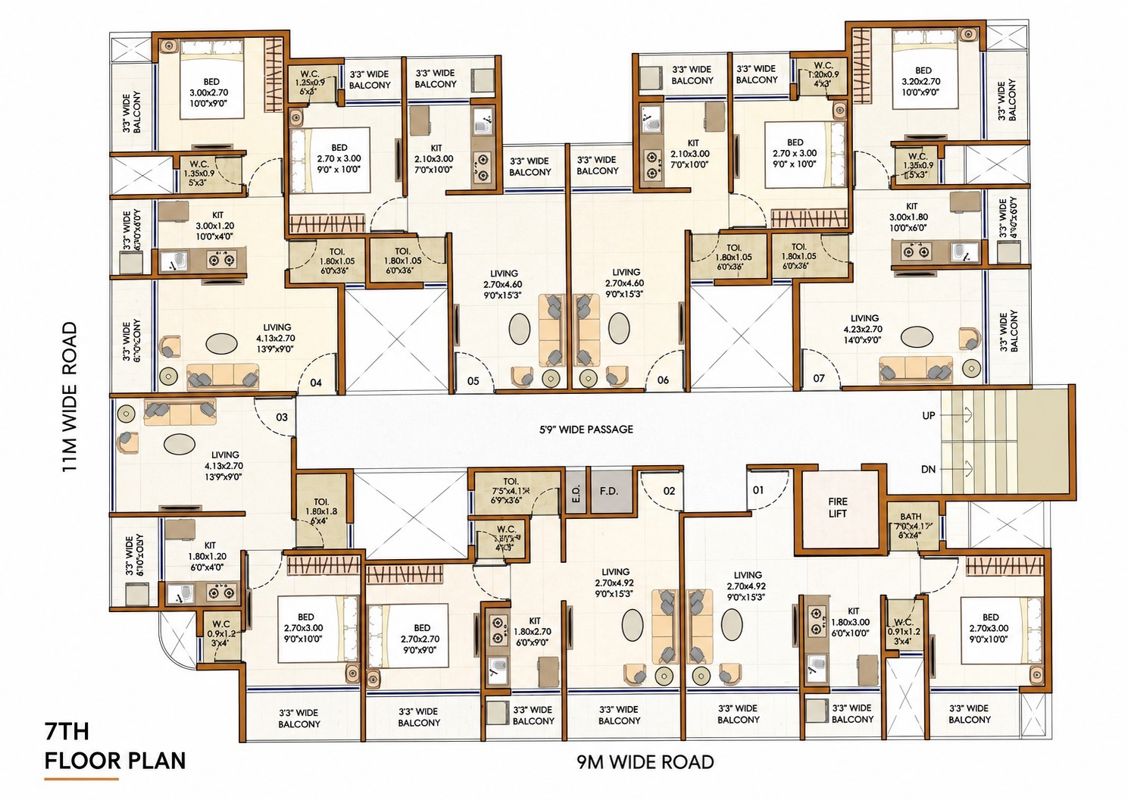 Ambika Residency Floor Plans