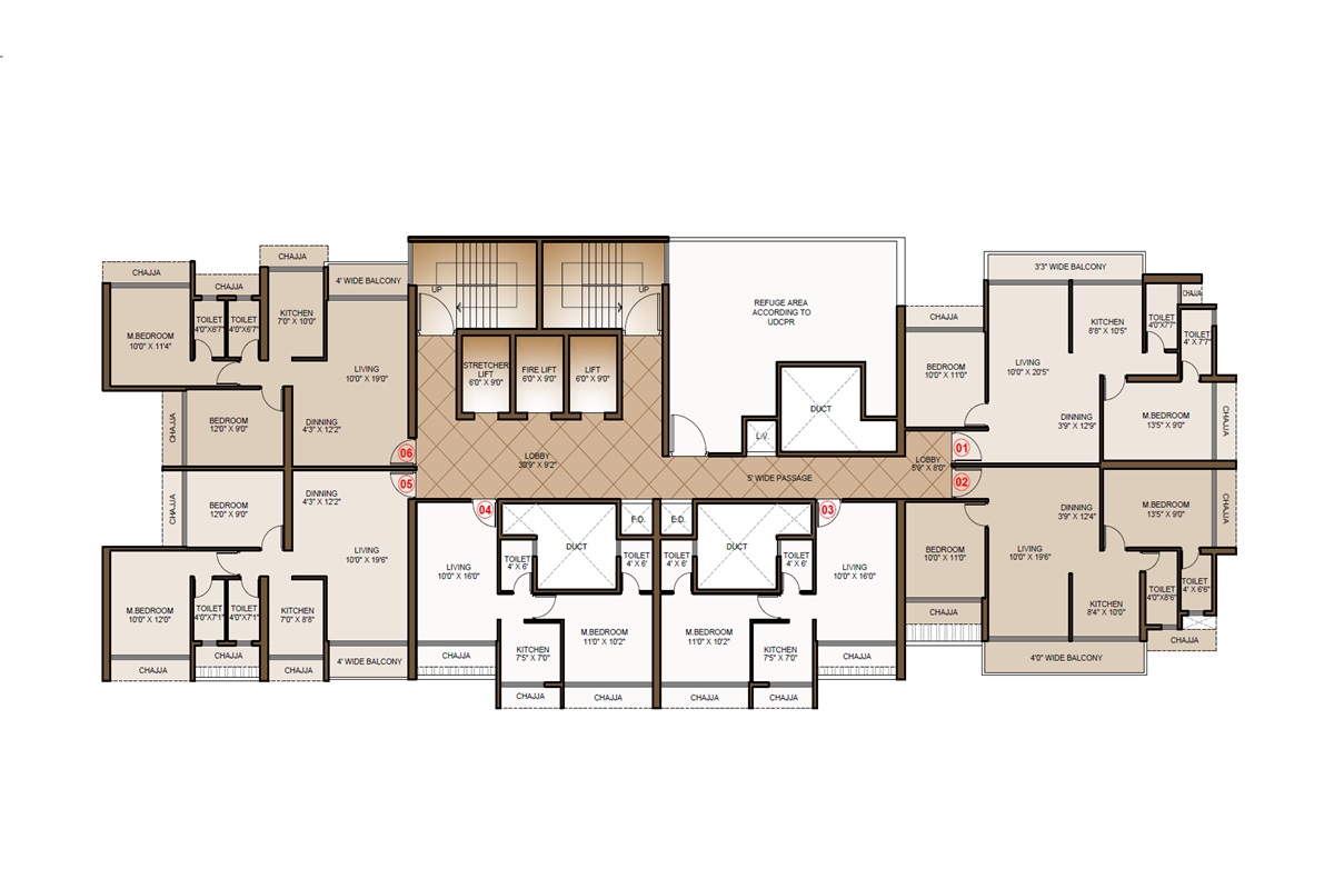 Amore Breeze Heights Floor Plans